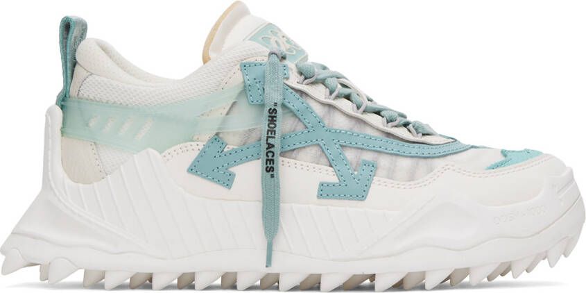 Off-White & Blue Odsy 1000 Sneakers
