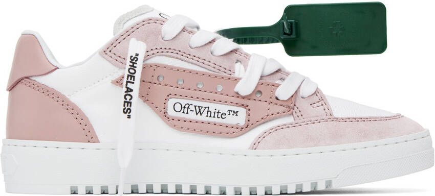 Off-White & Pink 5.0 Sneakers