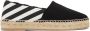 Off-White Black & White Striped Espadrilles - Thumbnail 1