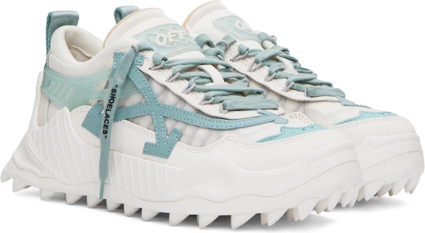 Off-White & Blue Odsy 1000 Sneakers