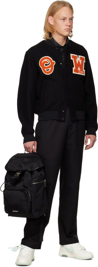 Off-White & Blue 'Out Of Office' Sneakers - Picture 4