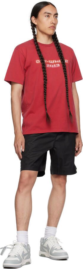 Off-White & Gray Out Of Office Sneakers - Picture 4