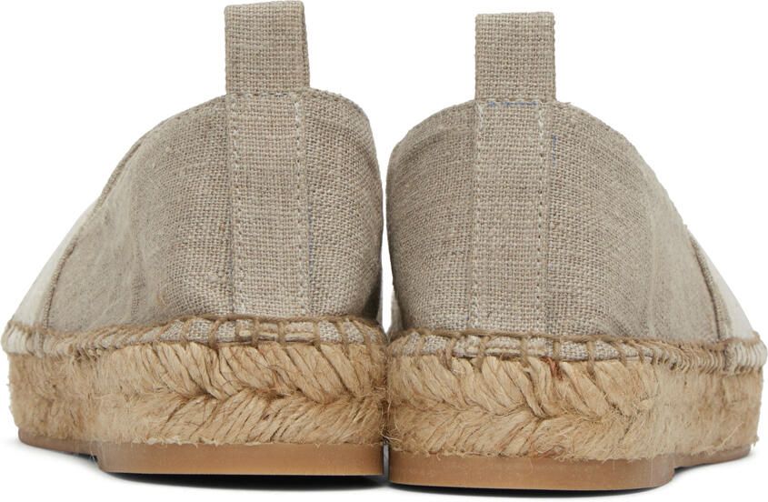 Off-White Beige Bookish Espadrilles