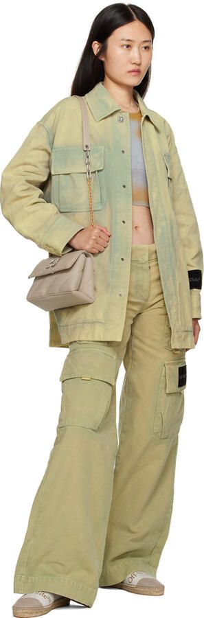 Off-White Beige Bookish Espadrilles - Picture 4