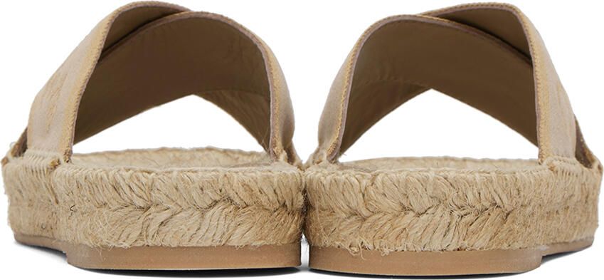 Off-White Beige Bookish Sandals