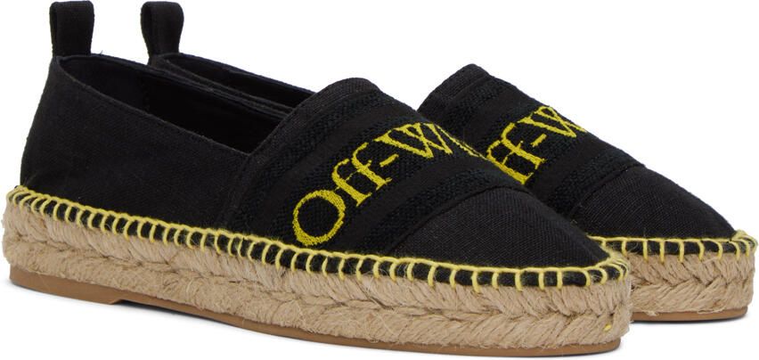 Off-White Black Bookish Espadrilles - Picture 2