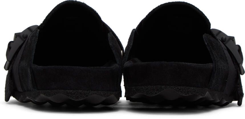 Off-White Black Industrial Belt Slippers