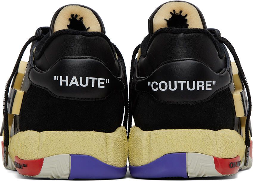 Off-White Black Puzzle Couture Sneakers
