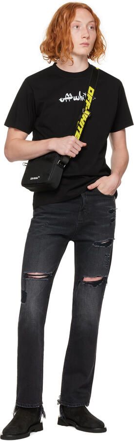 Off-White Black Spongesole Boots - Picture 4