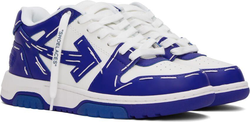 Off-White Blue & White Out Of Office Sartorial Sneakers - Picture 2