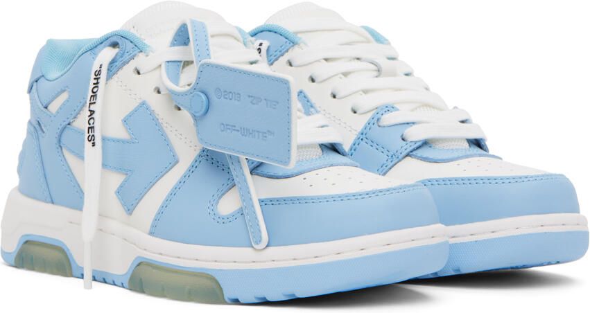 Off-White Blue & White Out Of Office Sneakers - Picture 2