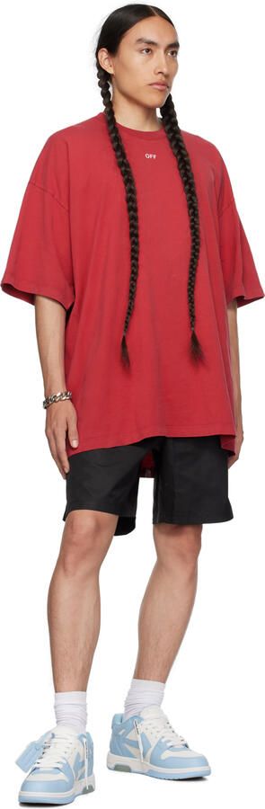 Off-White Blue & White Out Of Office Sneakers - Picture 4