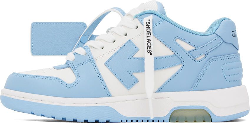 Off-White Blue & White Out Of Office Sneakers - Picture 3