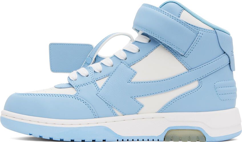 Off-White Blue & White Out Of Office Sneakers - Picture 3