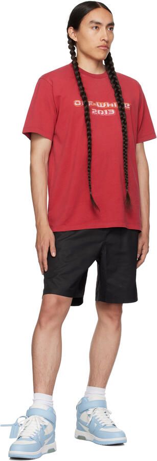 Off-White Blue & White Out Of Office Sneakers - Picture 4