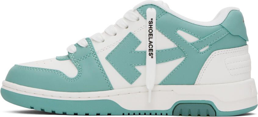 Off-White Blue & White Out Of Office Sneakers - Picture 3