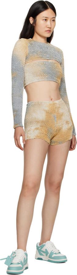 Off-White Blue & White Out Of Office Sneakers - Picture 4