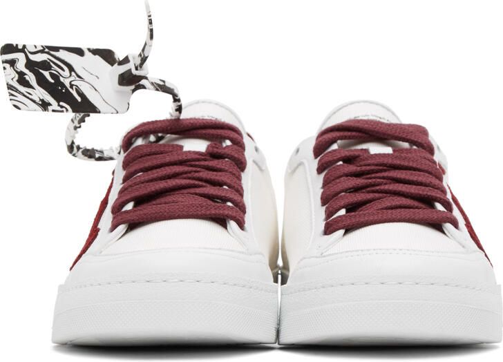 Off-White Burgundy 2.0 Low Top Sneakers - Picture 3