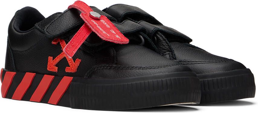 Off-White Kids Black Vulcanized Sneakers - Picture 2