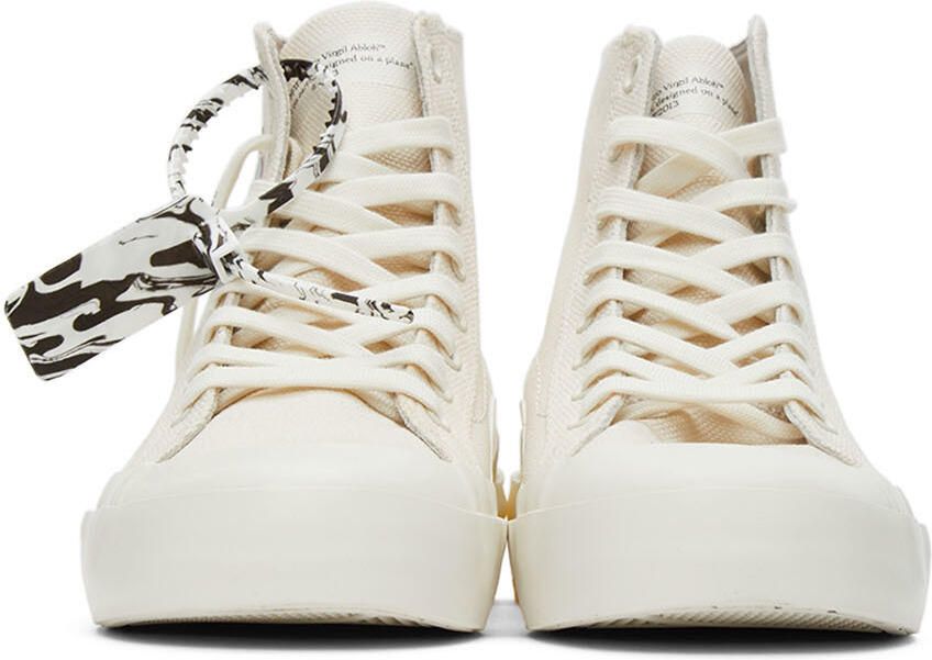Off-White Mid-Top Vulcanized Sneakers - Picture 3