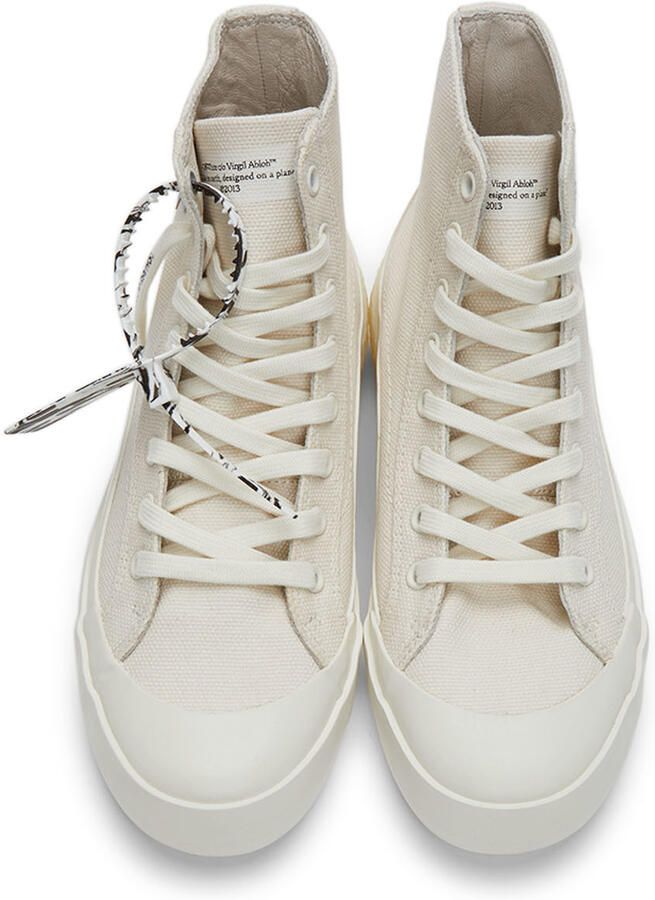 Off-White Mid-Top Vulcanized Sneakers