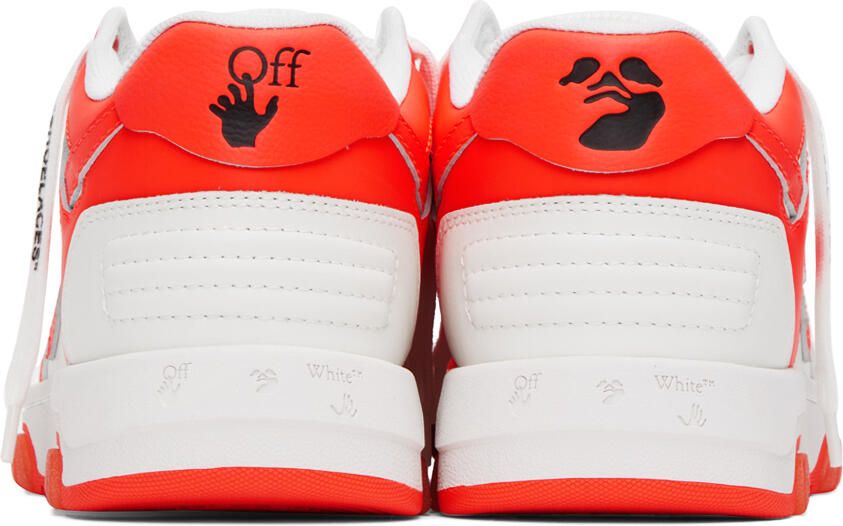Off-White Orange & White Out Of Office Sneakers