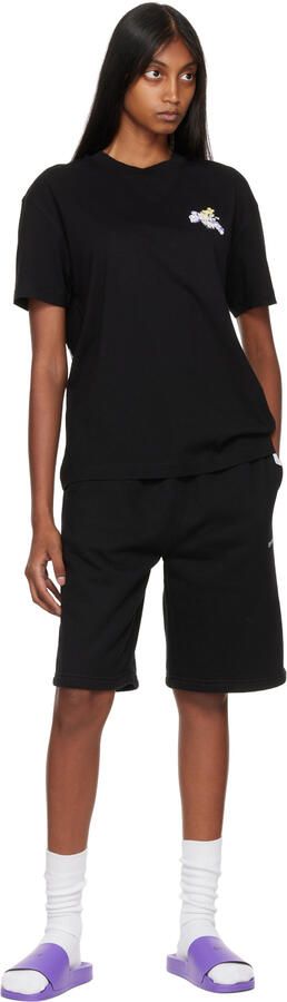 Off-White Purple Stamped Slides - Picture 4