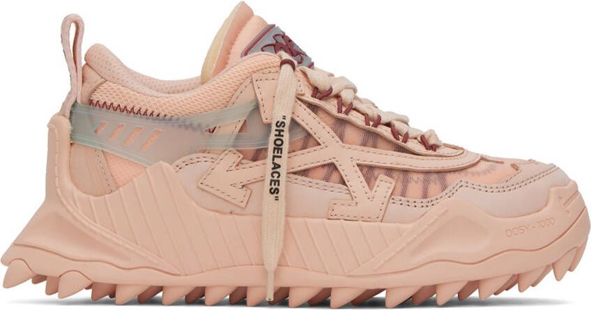 Off-White Pink Odsy 1000 Sneakers