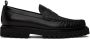 Officine Creative Black 001 Penny Loafers - Thumbnail 1