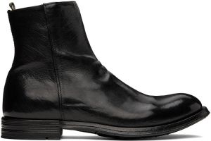 Officine Creative Black Balance 014 Boots