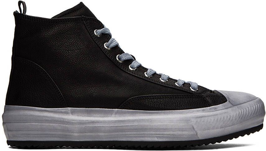 Officine Creative Black Mes 001 High-Top Sneakers