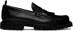 Officine Creative Black Penny 004 Loafers