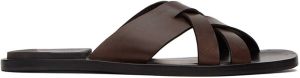 Officine Creative Brown Kontraire 003 Sandals
