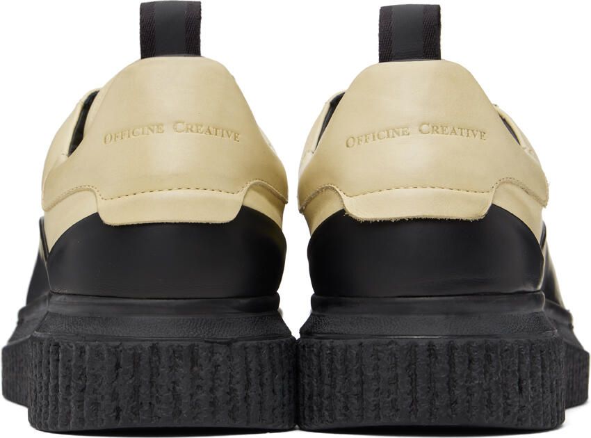 Officine Creative Beige & Black Krace Sneakers