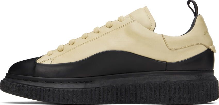 Officine Creative Beige & Black Krace Sneakers - Picture 3