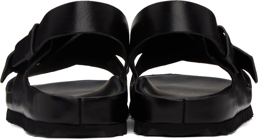 Officine Creative Black Agorà 007 Sandals