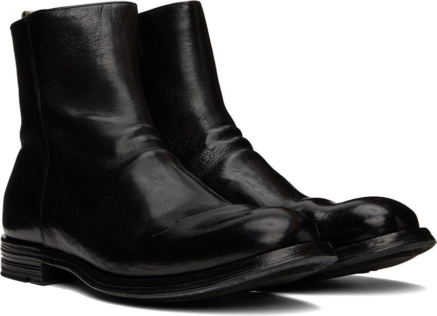 Officine Creative Black Balance 014 Boots - Picture 2