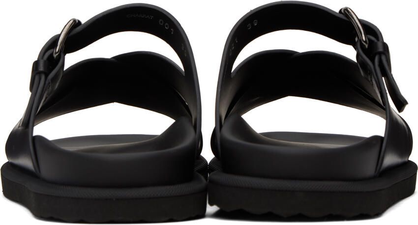 Officine Creative Black Charrat 001 Sandals