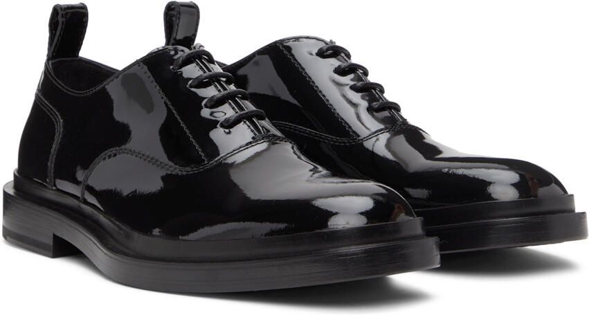 Officine Creative Black Concrete 002 Oxfords - Picture 2