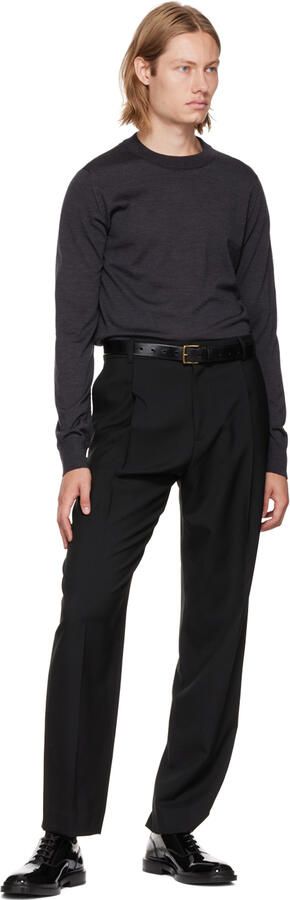 Officine Creative Black Concrete 002 Oxfords - Picture 4