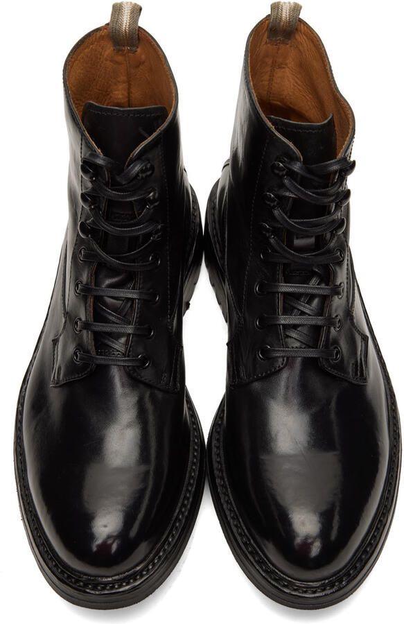 Officine Creative Black Exeter 4 Boots - Picture 3