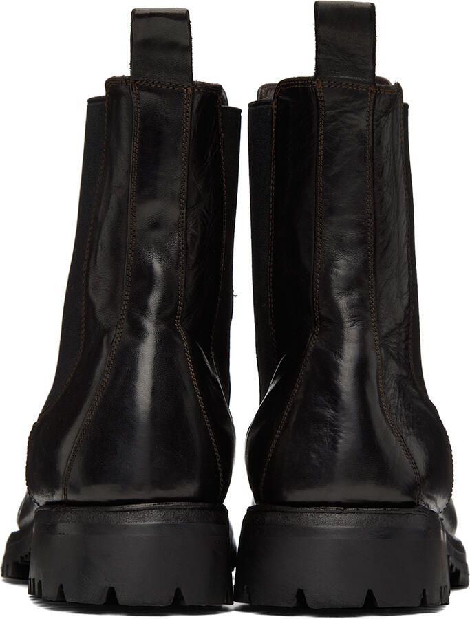 Officine Creative Black Ikonic 002 Chelsea Boots - Picture 2