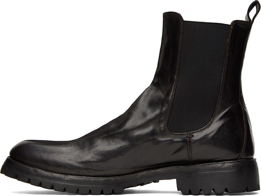 Officine Creative Black Ikonic 002 Chelsea Boots - Picture 3