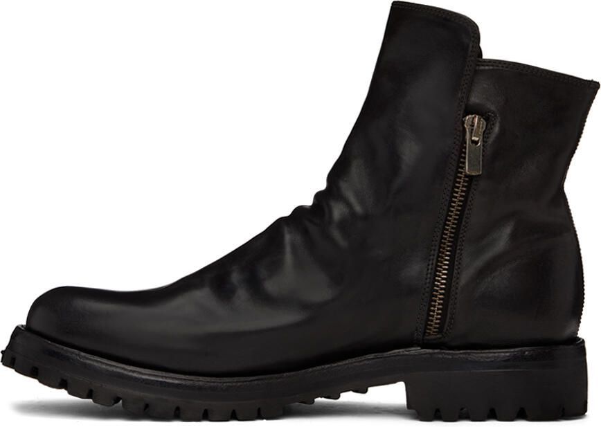 Officine Creative Black Ikonic 004 Boots - Picture 3