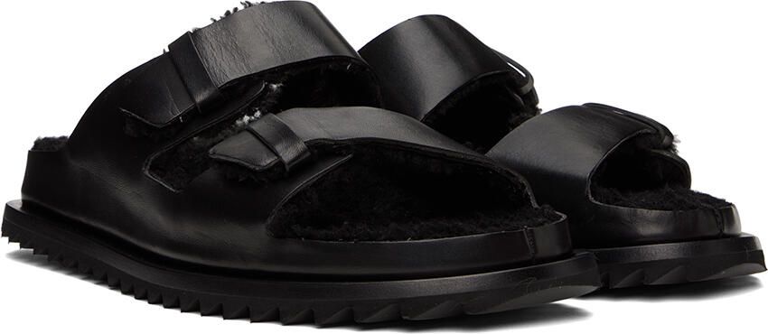 Officine Creative Black Introspectus 003 Sandals - Picture 2
