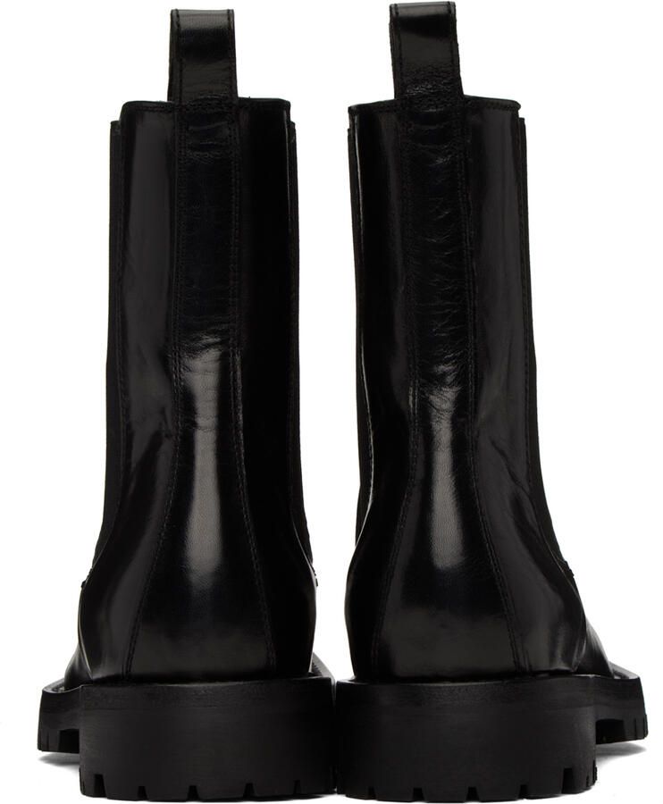 Officine Creative Black Issey 002 Chelsea Boots