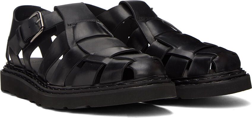 Officine Creative Black Lyndon 002 Sandals - Picture 2