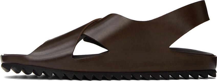 Officine Creative Brown Agorà 007 Sandals - Picture 3