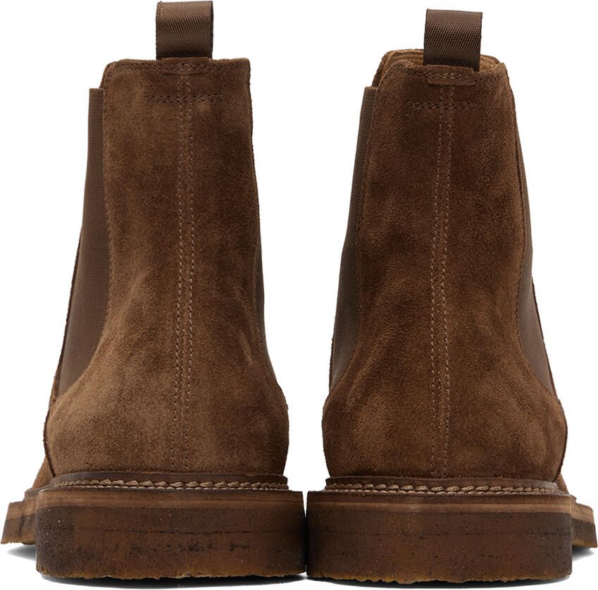 Officine Creative Brown Hopkins 117 Chelsea Boots