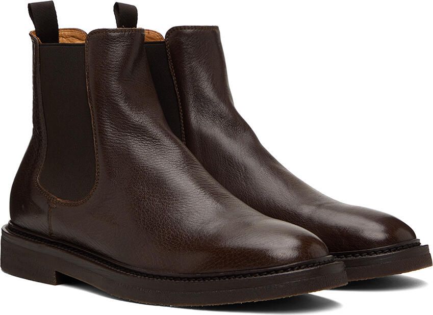 Officine Creative Brown Hopkins 204 Chelsea Boots - Picture 2
